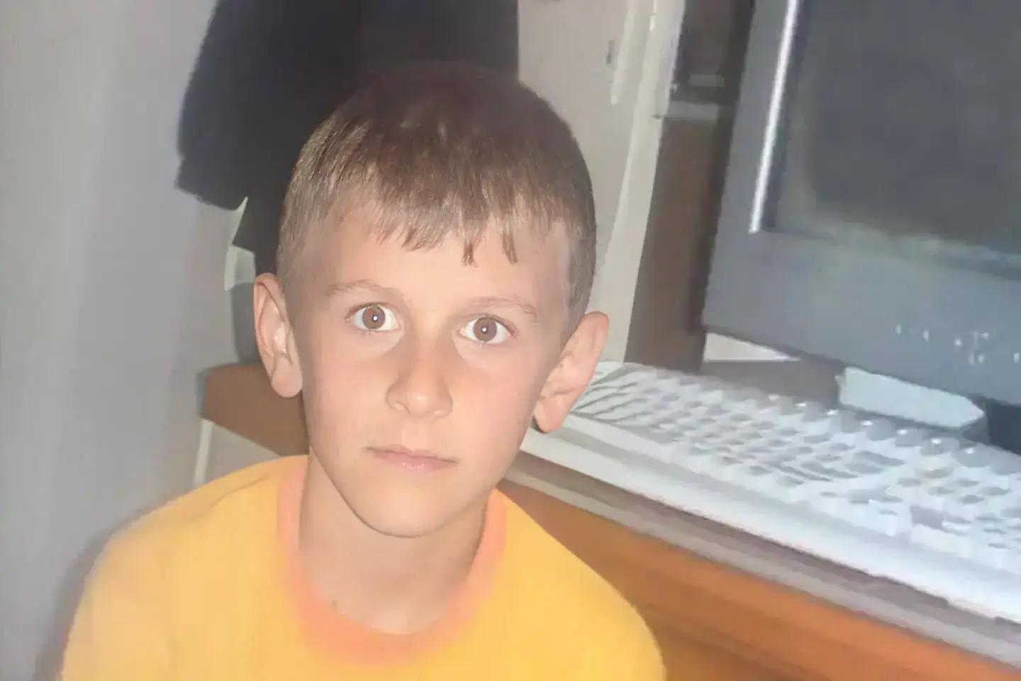 Hamza Rebronja - Hamza Rebronja programming as a child on an old-fashioned computer.